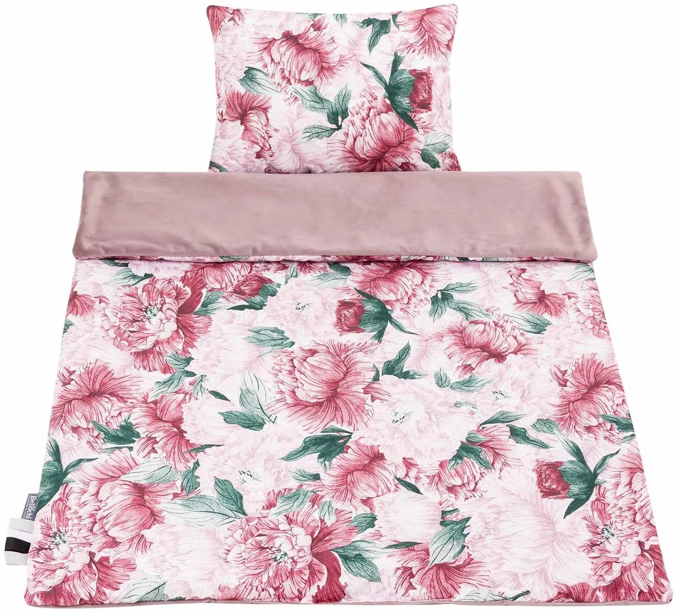 Baba ágynemű szett 75×100 Rózsaszín Pink Peony