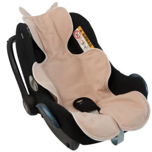 Muszlin autósülés takaró Beige