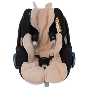 Muszlin autósülés takaró Beige